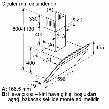 Siemens LC68KAK60T iQ500 60 cm Davlumbaz - 11