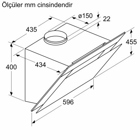 Siemens LC68KAK60T iQ500 60 cm Davlumbaz - 12