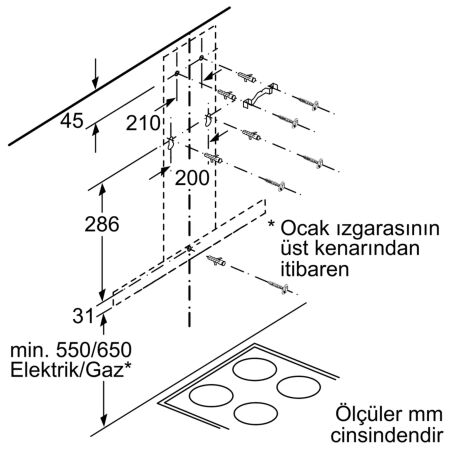 Siemens LC77BHM50 iQ300 Davlumbaz 75 cm Paslanmaz Çelik - 7