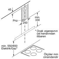 Siemens LC77BHM50 iQ300 Davlumbaz 75 cm Paslanmaz Çelik - 8