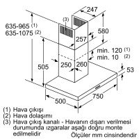 Siemens LC77BHM50 iQ300 Davlumbaz 75 cm Paslanmaz Çelik - 9