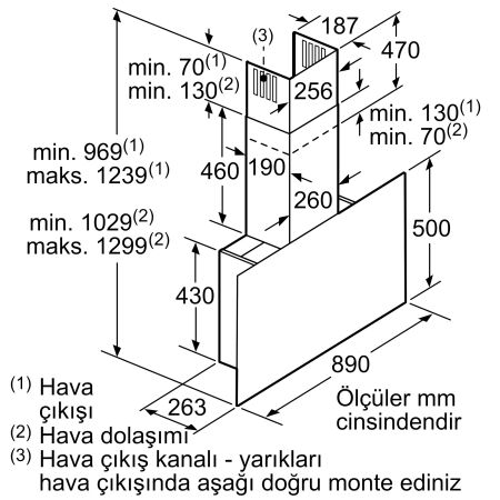 SIEMENS LC97FVP60 90 cm Davlumbaz - 10