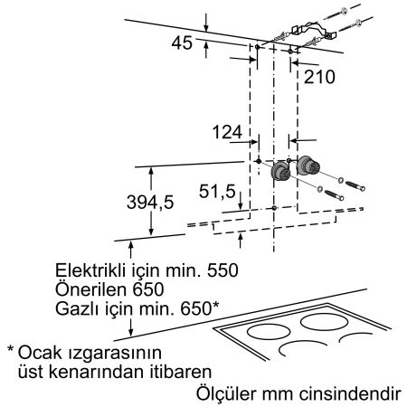 SIEMENS LC98GA542 90 cm Davlumbaz - 7