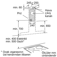 SIEMENS LC98KC542 iQ500 90 cm Davlumbaz - 7