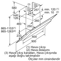 SIEMENS LC98KC542 iQ500 90 cm Davlumbaz - 8