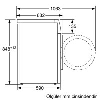 SIEMENS WA14LPH1TR iQ500 10 Kg Çamaşır Makinesi - 6