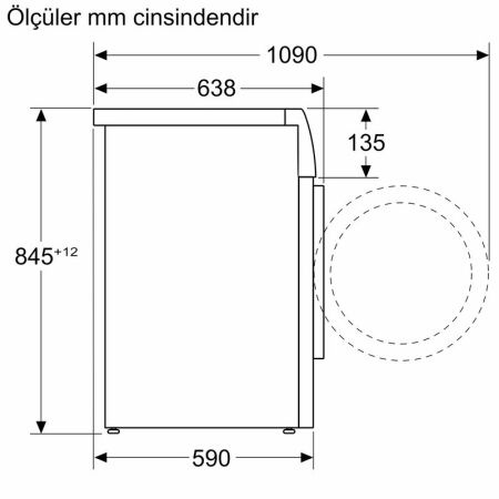 Siemens WG44B2A0TR İQ700 9 Kg 1400 Devir Çamaşır Makinesi - 4