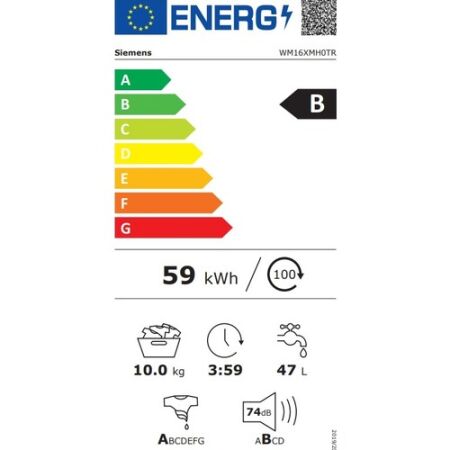 Siemens WM16XMH0TR 1600 Devir 10 KG Beyaz Çamaşır Makinesi - 5