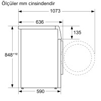 SIEMENS WN54A2X1TR iQ300 10/6 kg Kurutmalı Çamaşır Makinesi - 7