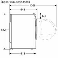 SIEMENS WQ41G200TR iQ300 9 Kg Çamaşır Kurutma Makinesi - 6