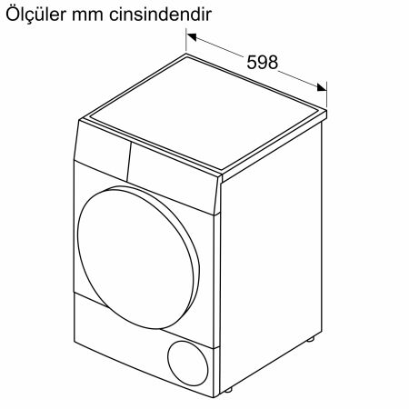 SIEMENS WQ45B2AXTR iQ700 9 Kg Çamaşır Kurutma Makinesi - 2