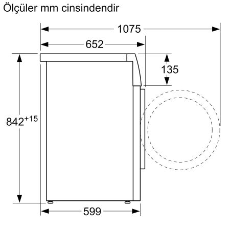 SIEMENS WT00H200TR iQ300 8kg Isı Pompalı Kurutma Makinesi - 8