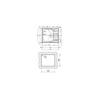 TEKA CLASSIC 1B ½ D 580.500 Tezgahüstü Sağ Damlalıklı Paslanmaz Çelik Eviye - 2