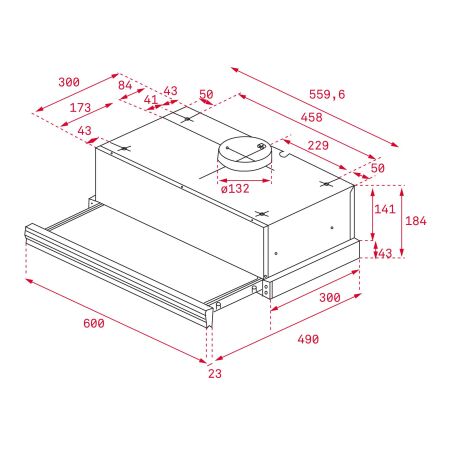 TEKA CNL 6400 Sürgülü Inox Aspiratör - 2