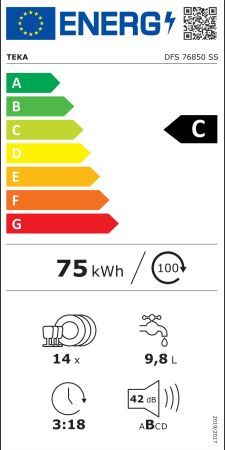 TEKA DFS 76850 SS 60 cm Solo Bulaşık Makinesi - 9