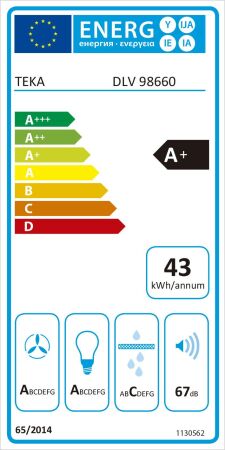 TEKA DLV 98660 ST TOS 90 cm Gri Cam Tasarım Duvar Tipi Davlumbaz - 10