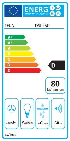 TEKA DSJ 950 90 cm Paslanmaz Çelik Duvar Tipi Davlumbaz - 6