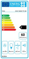 TEKA DVN 74030 TTC BK 70 cm Siyah Cam Tasarım Duvar Tipi Davlumbaz - 11