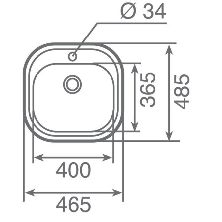 TEKA E50 1B (46.5 X 44) Tezgahüstü Mikroketen Çelik Eviye - 3