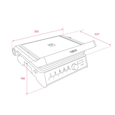 TEKA ELITE GRILL BK-SS 5 Farklı Pişirme Programlı Tost Makinesi - 5