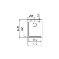 TEKA FORSQUARE 34.40 TG Tezgahüstü Stone Grey Granit Eviye - 3