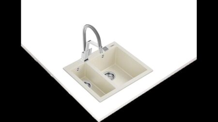 TEKA FORSQUARE 72.40 TG Tezgahüstü Avena Beige Granit Eviye - 2