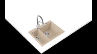 TEKA FORSQUARE 72.40 TG Tezgahüstü Avena Beige Granit Eviye - 2