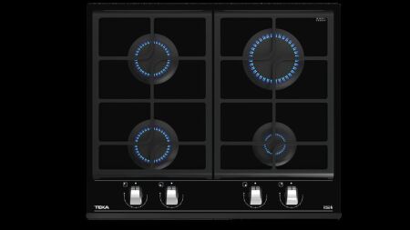 TEKA GZC 64300 XBN 60 cm Seramik Cam Siyah Ankastre Gazlı Ocak - 1