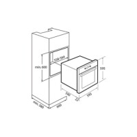 TEKA HAK 625 BK 65 lt. Multifonksiyonel Siyah Ankastre Fırın - 3