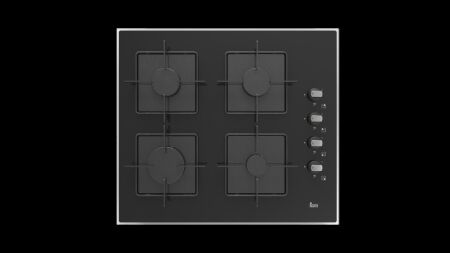TEKA HAL 60 4G AI AL 60 cm Kristal Cam Siyah Ankastre Gazlı Ocak - 1