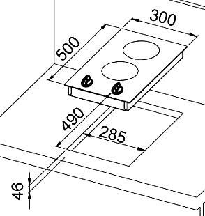 TEKA HF 30 2H Domino Cam Seramik Ankastre Ocak - 2