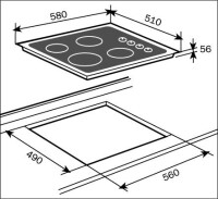 TEKA HL LUX 60 4G AI AL BUT 60 cm Kristal Cam Paslanmaz Çelik Ankastre Gazlı Ocak - 3