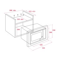 TEKA ML 820 BIS Ankastre Mikrodalga Fırın - 9