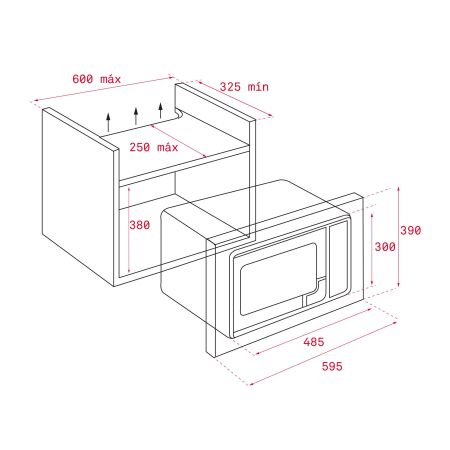 TEKA ML 820 BIS Ankastre Mikrodalga Fırın - 9