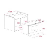 TEKA ML 8220 BIS L LB 22 lt. Taba Ankastre Mikrodalga Fırın + Izgara - 10