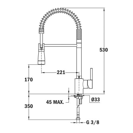 TEKA ARK 939 Armatür Batarya Krom - 2