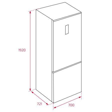 TEKA RBF 78720 GBK EU 192 cm 2 Kapılı Siyah Buzdolabı - 9