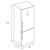 TEKA RBF 78720 SS EU 192 cm 2 Kapılı Paslanmaz Çelik Buzdolabı - 8