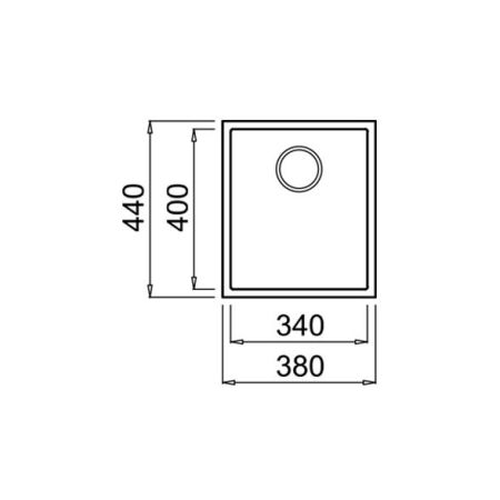 TEKA SQUARE 34.40 TG Tezgahaltı Arctic White Granit Eviye - 3