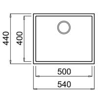 TEKA SQUARE 50.40 TG Tezgahaltı Arctic White Granit Eviye - 3