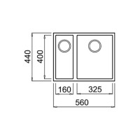 TEKA SQUARE 560 TG Tezgahaltı Arctic White Granit Eviye - 3