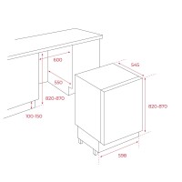 TEKA TKI3 145 D Ankastre Tezgahaltı Buzdolabı - 2