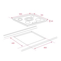 TEKA TR 951 90 cm Elektrikli Ankastre Ocak - 2